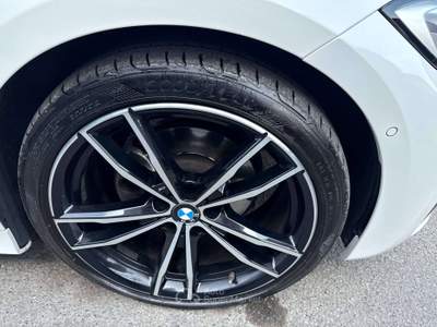 BMW Serie 3 320 320 Touring mhev 48V xdrive Msport auto Bianco usata Lallio