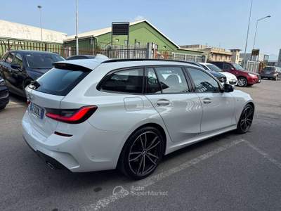 BMW Serie 3 320 320 Touring mhev 48V xdrive Msport auto Bianco usata Lallio