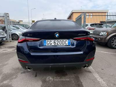 BMW Serie 4 Gran Coupé 420i 420 Gran Coupe mhev 48V xdrive Msport auto Beige usata Lallio