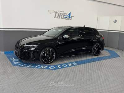 Audi RS 3 A3 IV 2023 Sportback 2.5 tfsi quattro s-tronic **7000KM** Iva compresa pari al nuovo *garanzia estesa 6/2027* Nero usata Milano