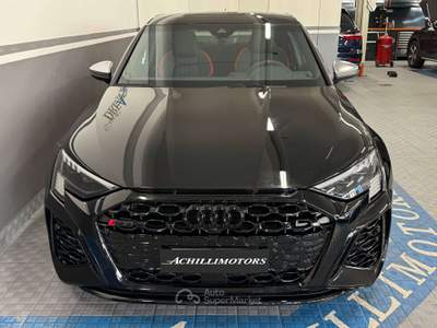 Audi RS 3 A3 IV 2023 Sportback 2.5 tfsi quattro s-tronic **7000KM** Iva compresa pari al nuovo *garanzia estesa 6/2027* Nero usata Milano