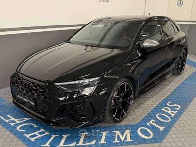 Audi RS 3 A3 IV 2023 Sportback 2.5 tfsi quattro s-tronic **7000KM** Iva compresa pari al nuovo *garanzia estesa 6/2027* Nero usata Milano