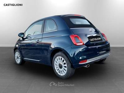 Fiat 500C 500 cabrio 1.0 hybrid 70cv dolcevita Blu/Azzurro usata Varese