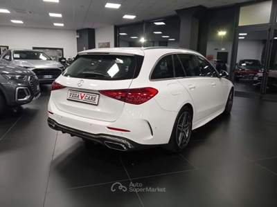Mercedes-Benz Classe C d Mild hybrid S.W. AMG Line Premium Plus Bianco usata Spinea