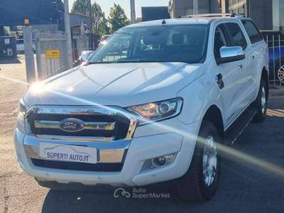 Ford Ranger Ranger 3.2 tdci double cab Limited gancio traino hard-top Bianco usata Dello
