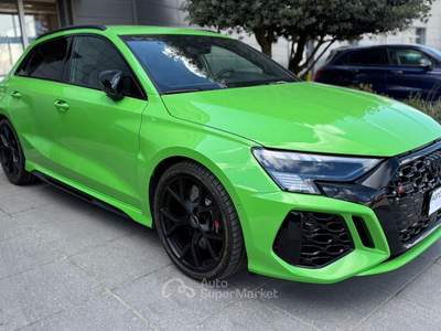 Audi RS 3 RS3 SPB TFSI quattro S tronic | IVA, 19'', MATRIX, BANG&OLUFSEN, ACC, PROMO AZZURRA* Verde usata Suzzara
