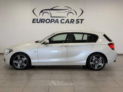 BMW Serie 1 118d 118d Sport Bianco usata Caresanablot