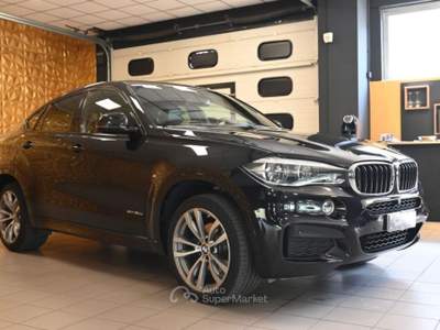 BMW X6 XDRIVE30d MSPORT EXCLUSIVE AUTO HARMAN 20"CAM360°! Nero usata Brescia