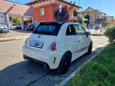 Abarth 500 C C 1.4 Turbo T-Jet Custom KM REALI Bianco usata Castiglione Torinese