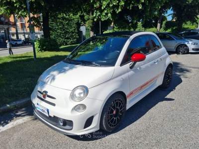 Abarth 500 C C 1.4 Turbo T-Jet Custom KM REALI Bianco usata Castiglione Torinese