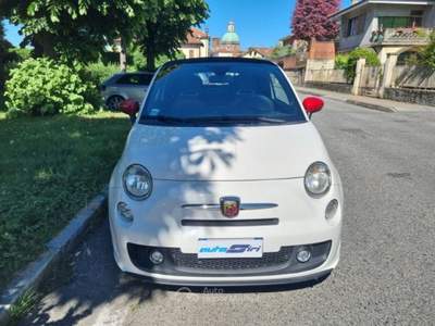 Abarth 500 C C 1.4 Turbo T-Jet Custom KM REALI Bianco usata Castiglione Torinese