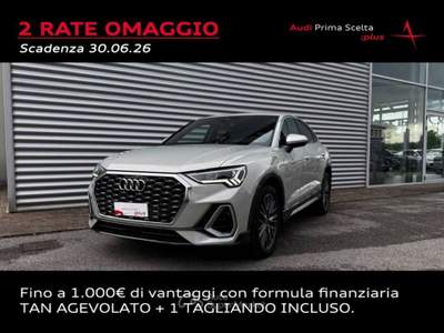 Audi Q3 SPORTBACK 35 TDI S-TRONIC S-LINE Argento usata San Fior