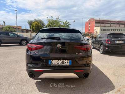Alfa Romeo Stelvio 2.2 Turbodiesel 190 CV AT8 Q4 Nero usata Civitavecchia