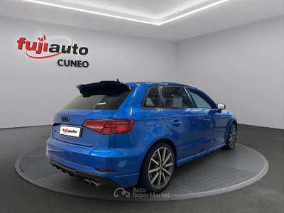 Audi A3 S3 Sportback 2.0 tfsi quattro 300cv s-tronic Blu/Azzurro usata Cuneo