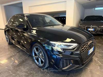 Audi A3 SPB 30 TDI S-tronic Doppio S-line Nero usata Villa Carcina