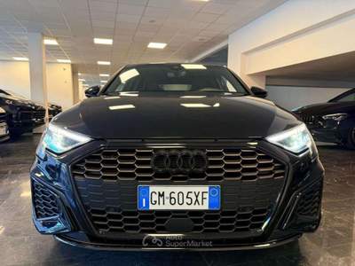 Audi A3 SPB 30 TDI S-tronic Doppio S-line Nero usata Villa Carcina