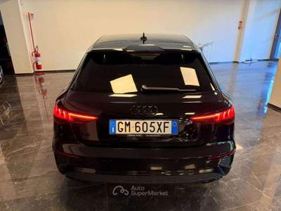 Audi A3 SPB 30 TDI S-tronic Doppio S-line Nero usata Villa Carcina