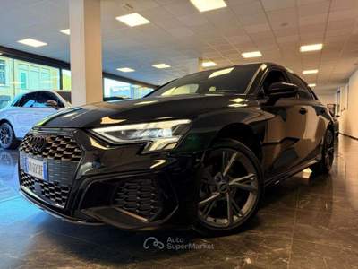 Audi A3 SPB 30 TDI S-tronic Doppio S-line Nero usata Villa Carcina