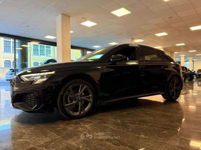 Audi A3 SPB 30 TDI S-tronic Doppio S-line Nero usata Villa Carcina
