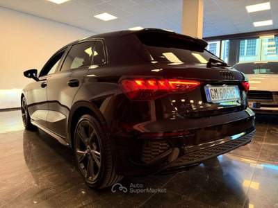 Audi A3 SPB 30 TDI S-tronic Doppio S-line Nero usata Villa Carcina
