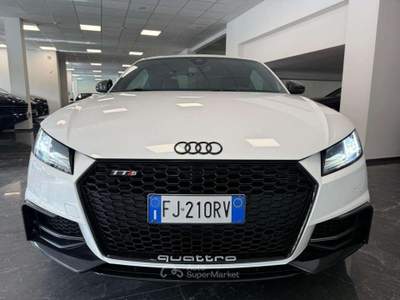 Audi TTS Coupé 2.0 TFSI 310 CV quattro S tronic BOLLO E SUPERBOLLO PAGATI FINO A 12/26 Bianco usata Villa Carcina