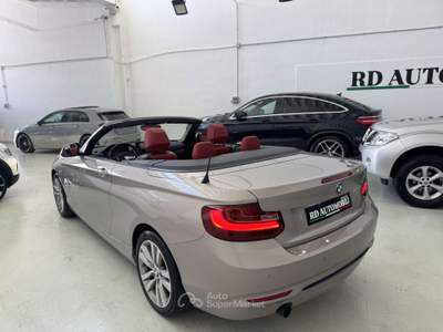 BMW Serie 2 218i 218 218i Cabrio Sport Beige usata Ciserano