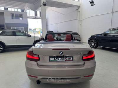 BMW Serie 2 218i 218 218i Cabrio Sport Beige usata Ciserano