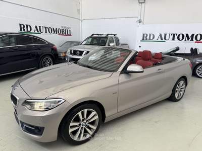 BMW Serie 2 218i 218 218i Cabrio Sport Beige usata Ciserano