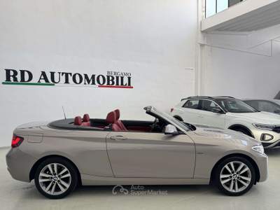 BMW Serie 2 218i 218 218i Cabrio Sport Beige usata Ciserano