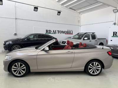 BMW Serie 2 218i 218 218i Cabrio Sport Beige usata Ciserano