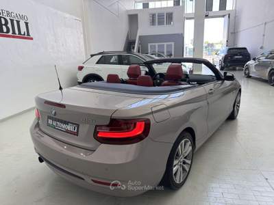 BMW Serie 2 218i 218 218i Cabrio Sport Beige usata Ciserano