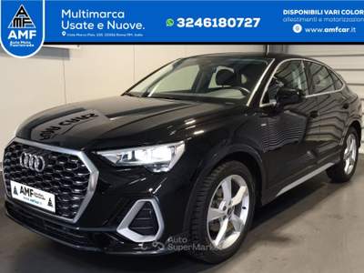 Audi Q3 SPORTBACK 35 TDI S-TRONIC S-LINE SPORT 19" Nero usata Roma