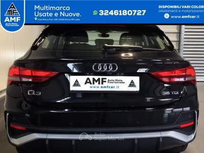 Audi Q3 SPORTBACK 35 TDI S-TRONIC S-LINE SPORT 19" Nero usata Roma