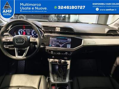 Audi Q3 SPORTBACK 35 TDI S-TRONIC S-LINE SPORT 19" Nero usata Roma