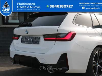 BMW Serie 3 318d 318 d M Sport *FARI *LED*PDC*NAVIGATORE* Bianco usata Roma