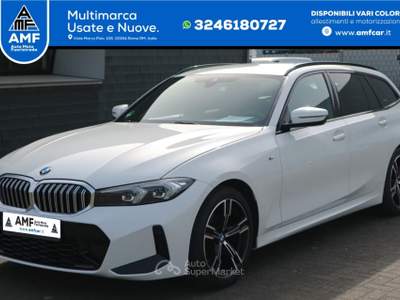 BMW Serie 3 318d 318 d M Sport *FARI *LED*PDC*NAVIGATORE* Bianco usata Roma