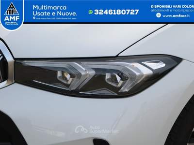 BMW Serie 3 318d 318 d M Sport *FARI *LED*PDC*NAVIGATORE* Bianco usata Roma
