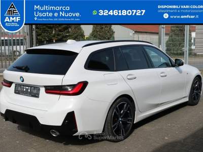 BMW Serie 3 318d 318 d M Sport *FARI *LED*PDC*NAVIGATORE* Bianco usata Roma