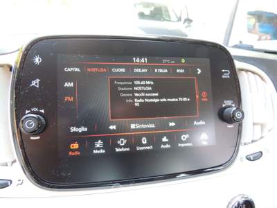 Fiat 500 500  1.2 Lounge 69cv my20 Bianco usata Brugnato