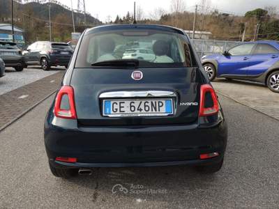 Fiat 500 500 1.0 hybrid Lounge 70cv Blu/Azzurro usata Brugnato