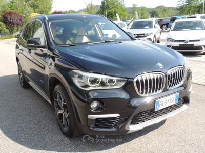 BMW X1 X1 X1 xdrive18d xLine auto Nero usata Brugnato
