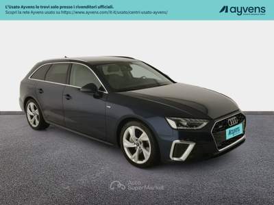 Audi A4 Avant 40 TDI quattro S tronic S line edition Blu/Azzurro usata Crema