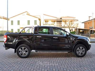 Ford Ranger 2.0 ECOBLUE aut. 213 CV DC Limited Nero usata Saonara