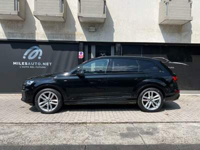 Audi Q7 50TDI GANCIO 21" VIRTUAL ACC S LINE PANO Nero usata Rubano