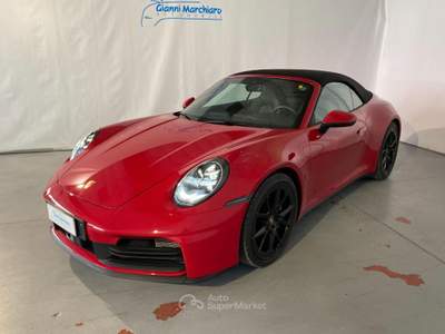 Porsche 911 Carrera Cabriolet LIFTER-VENTILATI-SPORT CHRONO Rosso usata Monticello d'Alba