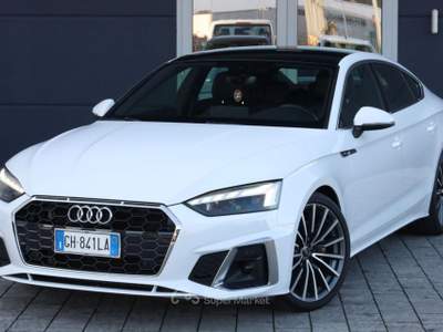 Audi A5 SPB 40 TDI S line edition S tronic SLINE Bianco usata Caorso