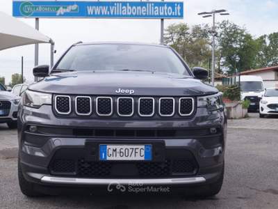 Jeep Compass 1.3 Turbo T4 190 CV PHEV AT6 4xe Limited Grigio usata Roma