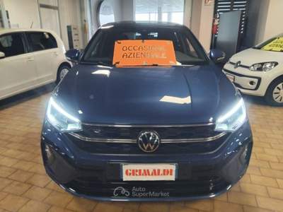 Volkswagen Taigo 1.0 TSI R-Line TETTO 17" CON GRIMALDI SPECIAL DAY Blu/Azzurro usata Vigevano