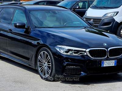 BMW Serie 5 520i 520 520i Touring Msport Nero usata Perugia