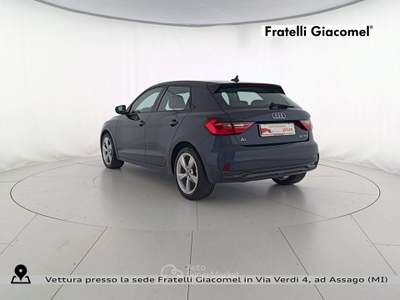 Audi A1 sportback 30 1.0 tfsi advanced s-tronic Nero usata Assago